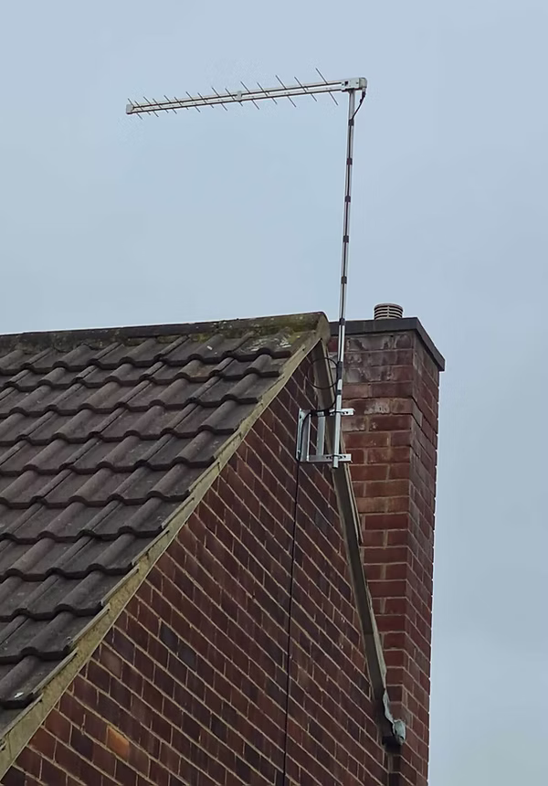 Digital TV Aerial Installation example by Cable Guy Scotland